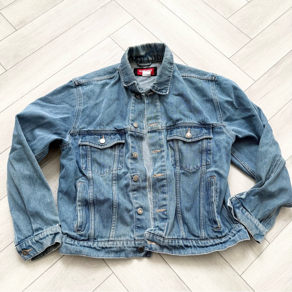 🐴 VINTAGE WRANGLER BLUE DRNIM JACKET y2k 90s